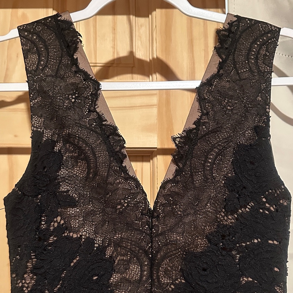 Vera Wang Black Lace Dress